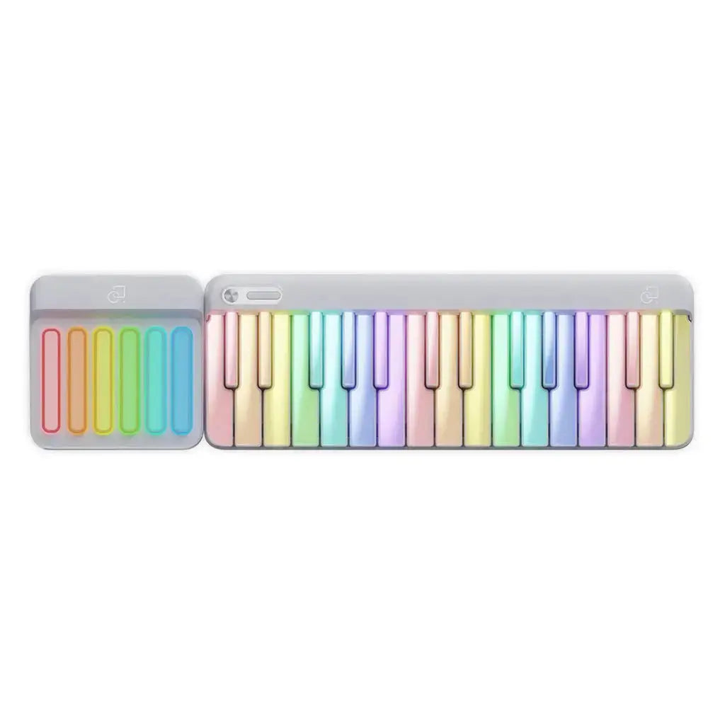 White full set of smart piano keyboard