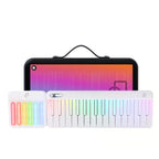White full set of smart piano keyboard (with popubag)